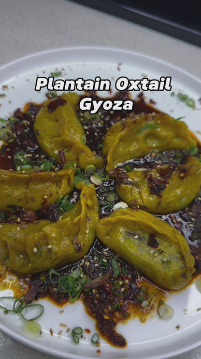 Oxtail Plantain Gyoza ( 1 Dozen) *Canada Only* (Frozen Product)